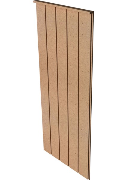 Dekoratif Duvar Paneli, Boyanabilir Ahşap 10 mm Ham Mdf Duvar Paneli