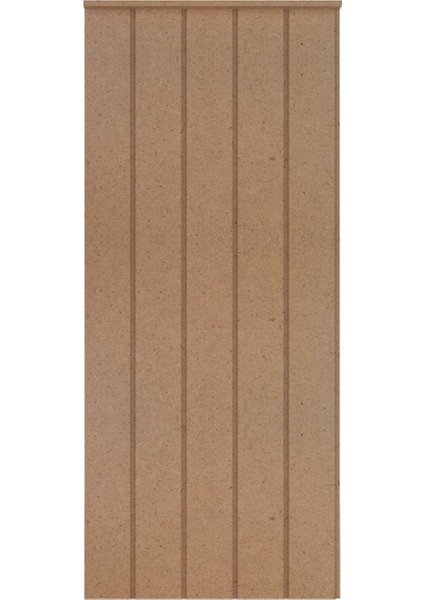 Dekoratif Duvar Paneli, Boyanabilir Ahşap 10 mm Ham Mdf Duvar Paneli