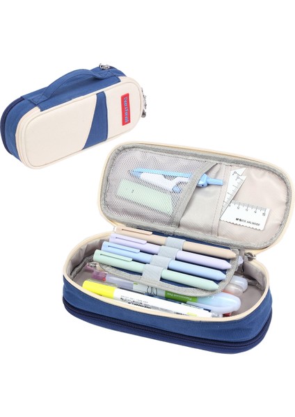 Geyik Ormanı BL-A003 Colorblock Kırtasiye Depolama Çantası (Yurt Dışından)