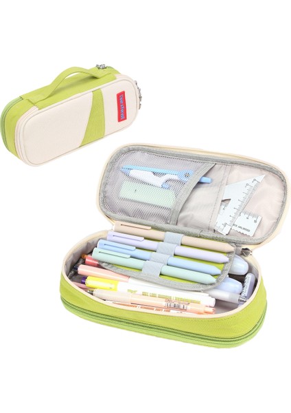 Geyik Ormanı BL-A003 Colorblock Kırtasiye Depolama Çantası (Yurt Dışından)