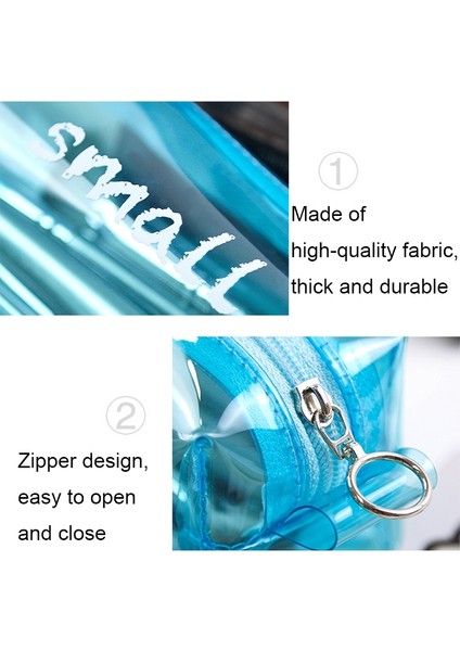 H6465-1 Basit Şeffaf Kırtasiye Depolama Çantası (Yurt Dışından) modelleri