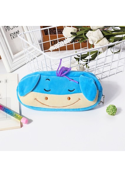 3pcs Hayvan Peluş Kırtasiye Depolama Çantası, Renk: Eşek (Yurt Dışından)