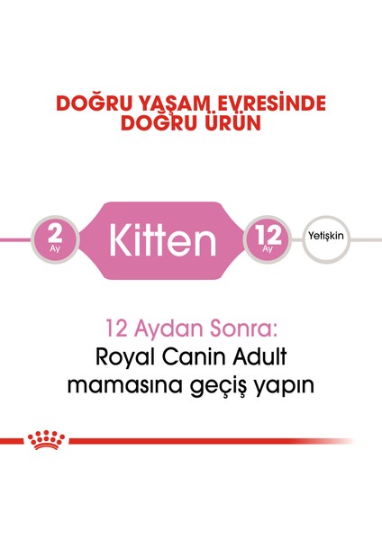 2 kg Vakumlu Kitten Yavru Kedi Maması Yüksek Proteinli