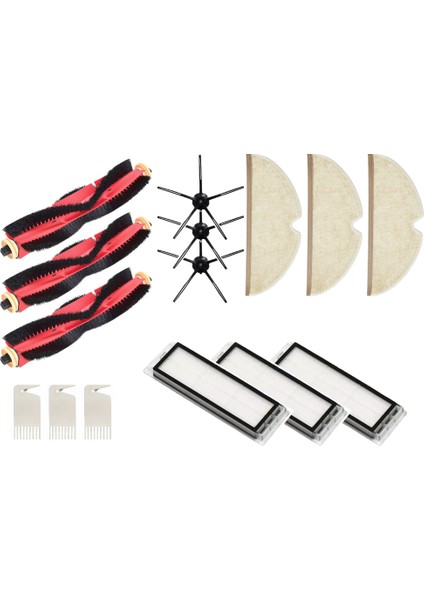 S5 Max S5 S4 Max S6 Maxv S6 S6 Pure Roborock Modelleri Uyumlu 3'lü Set