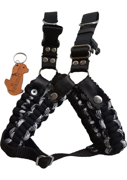 Köpek göğüs tasması küçük ırk paracort örgü göğüs ölçüsü:25-60cm ayarlamalı dog harness GT2-13