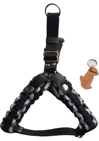 Köpek göğüs tasması küçük ırk paracort örgü göğüs ölçüsü:25-60cm ayarlamalı dog harness GT2-13