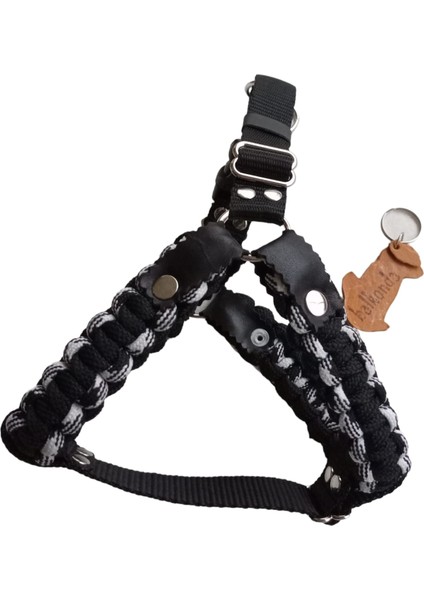 Köpek göğüs tasması küçük ırk paracort örgü göğüs ölçüsü:25-60cm ayarlamalı dog harness GT2-13
