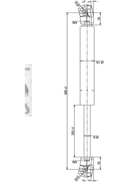 Fiat Tipo Bagaj Amortisörü Çift (MODEL:1994-2000) fiyatları