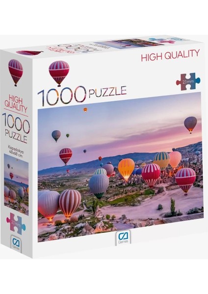 Ca Games 1000 Parça Kapadokya Puzzle (Yeni)