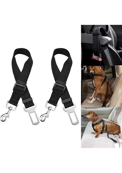Ankaflex Evcil Hayvan Araç Emniyet Kemeri Kedi Köpek Araba Oto Tasması Oto Aksesuarları Siyah modelleri