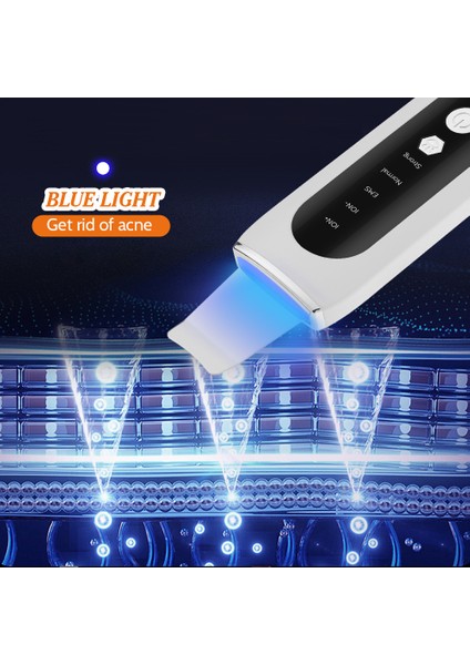 Ultrasonik Cilt Yıkayıcı Soyma Siyah Nokta Sökücü Yüz Kaldırma Derin Yüz Temizleme Iyon Ance Gözenek Temizleyici Yüz Kürek Temizleyici (Yurt Dışından) modelleri