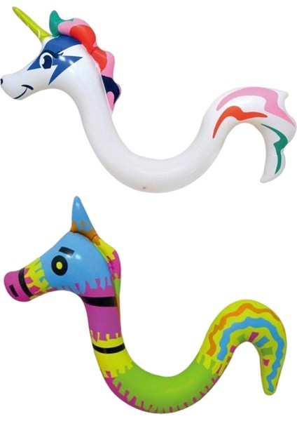 2ADET Yaz Şişme Yüzer Erişte Şamandıra Yüzme Havuzu Plaj Kapalı (Yurt Dışından)