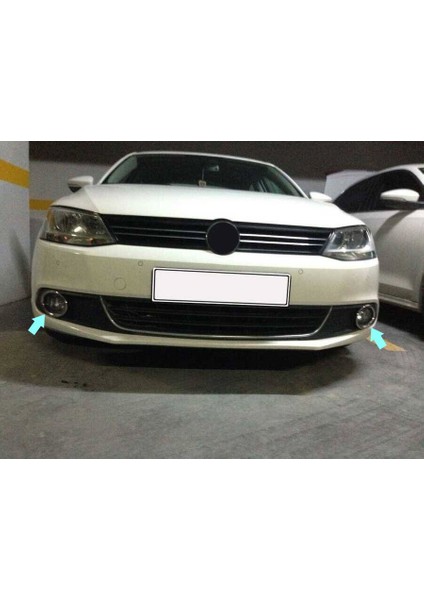 Aktif Oto Krom Volkswagen Jetta 6 Sd Sis Çerçevesi 2 Parça Paslanmaz Çelik 2011 > 2014