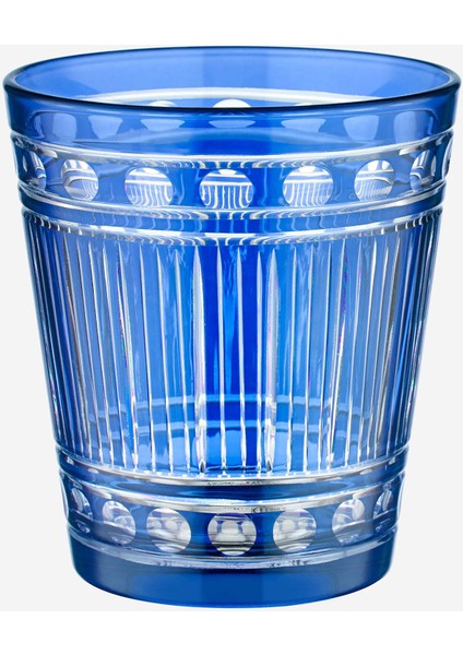 Fortino Mavi Cam Su Bardağı 345 ml