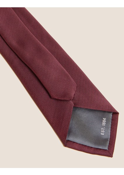 Regular Fit Dokulu Kravat