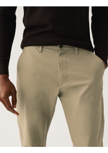 Marks & Spencer Loose Fit Chino Pantolon