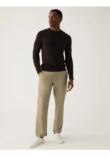 Marks & Spencer Loose Fit Chino Pantolon