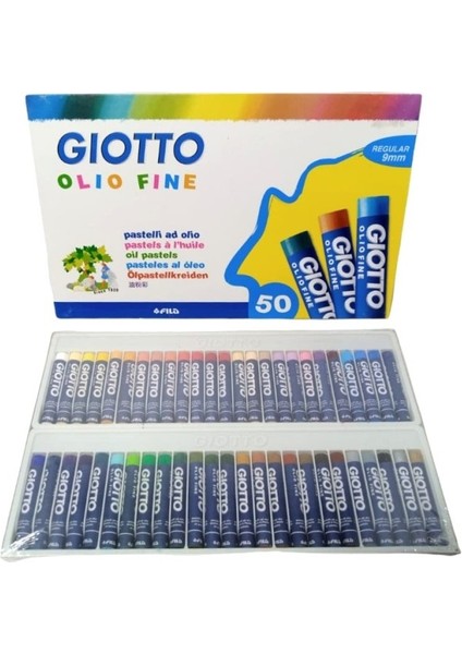 Olio Fine - Yağlı Pastel Boya - Silindir 50 Renk 9mm (Yeni)