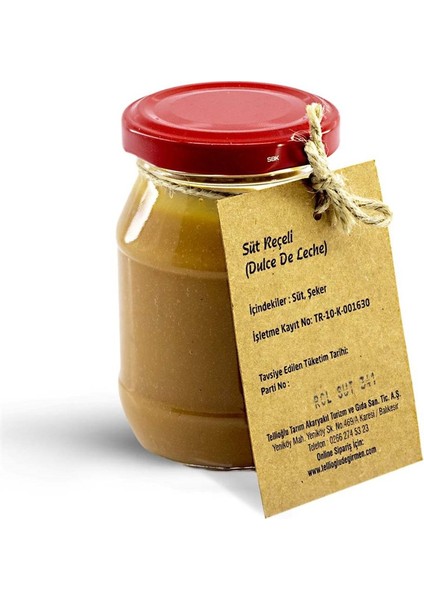 Özel Süt Reçeli (Dulce De Leche) 180 gr