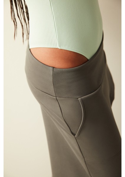 Dikişsiz V Yaka Bodysuit