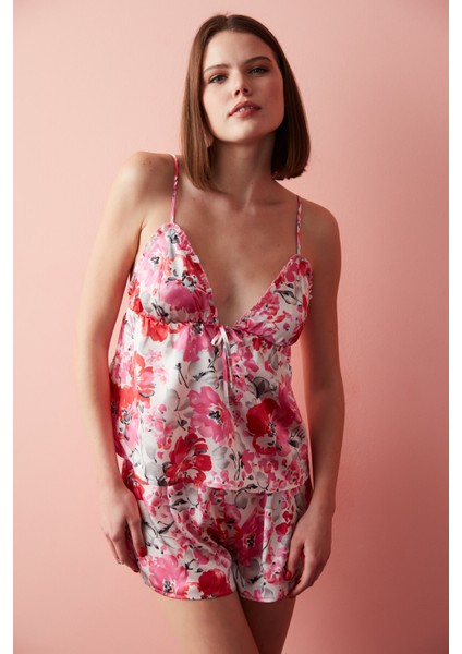 Amelia Saten Şort Pijama Altı