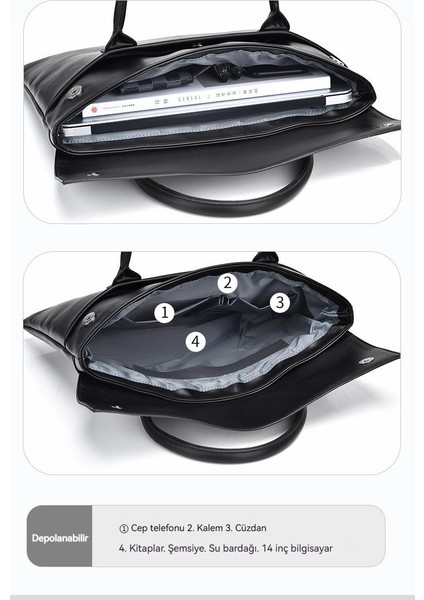 Yeni Basit Moda Dizüstü Bilgisayar Evrak Çantası (Yurt Dışından) fiyatları