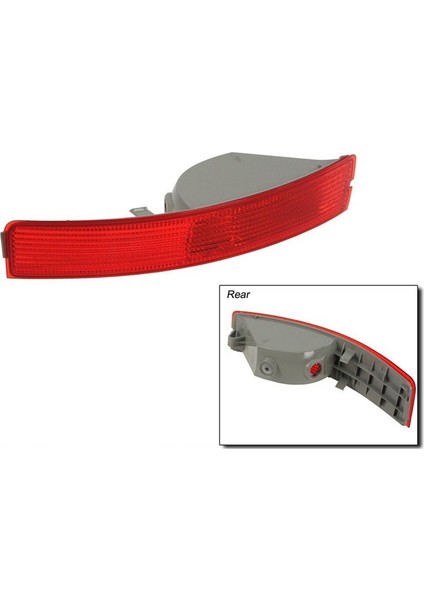 Adet Arka Tampon Işık Volvo XC90 2007-2014 Için Kuyruk Reflektör Sis Lambası Ampul Olmadan 31213647 31111185 (Yurt Dışından)