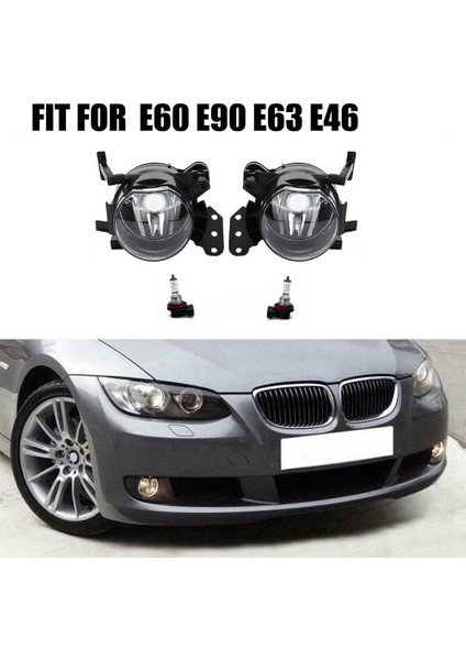 -Bmw 3 5 6 Serisi E60 E61 E90 E91 E63 E64 X3 E83 Ön Tampon Sis Lambası 6317691079163176910792 (Yurt Dışından)