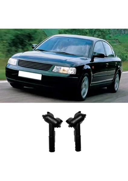 3B0955103 3B0955104 1 Çift Ön Far Yıkama Taşıyıcı Püskürtme Memesi Jet Vw Passat B5 1997 1998 1999 2000 (Yurt Dışından)