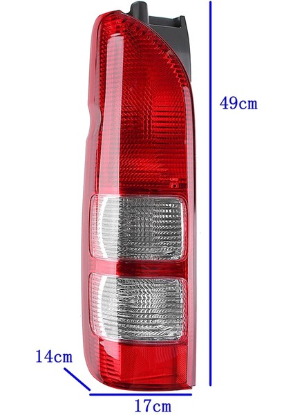 Toyota Hiace Hiace/banliyö Için 2005-2019 Araba Arka Sağ Kuyruk Fren Işığı Sağ (Yurt Dışından)