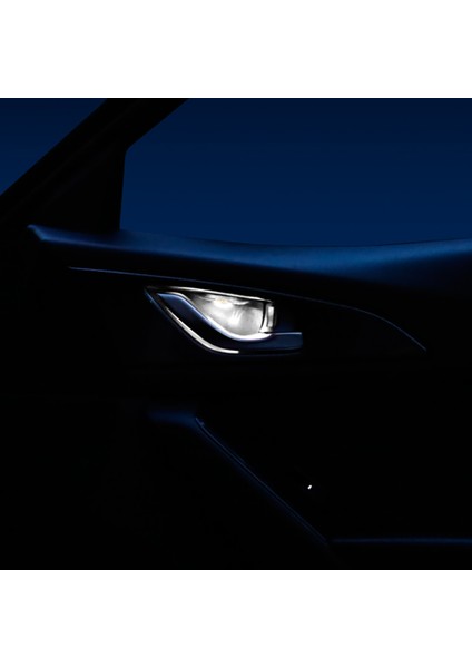 Araba LED Kapı Kase Kol Dayama Atmosfer Işığı Kapı Kase Kolu Çerçeve Işık Mazda Atenza Cx-3 Cx-5 Cx-8 Beyaz (Yurt Dışından)