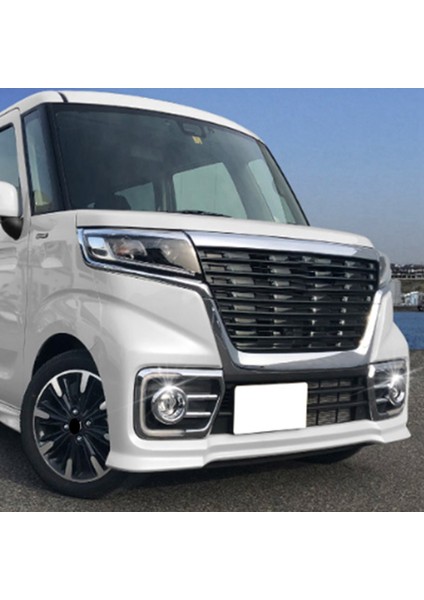 Adet/takım Plastik Araba Ön Kafa Sis Işık Krom Kapak Trim Çerçeve Çerçeve Garnitür Suzuki Spacia Için Özel MK53S (Yurt Dışından)