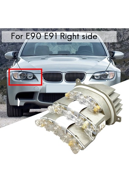 Yeni Bmw E90 E91 Lcı 328I 335I M3 Sağ Yan LED Dönüş Sinyali Ampul Diyot Gösterge Modülü 63127245814 (Yurt Dışından)