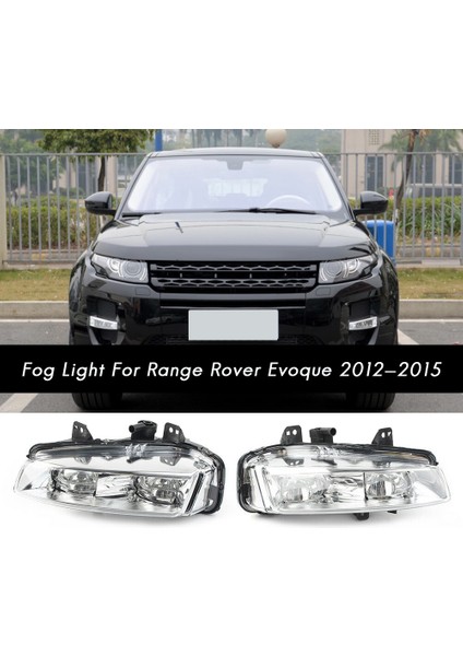 Land Rover Range Rover Evoque 2011-2015 Için Sol Sürücü Yan Araba Ön Tampon Sis Lambası Işık LR026090 (Yurt Dışından)