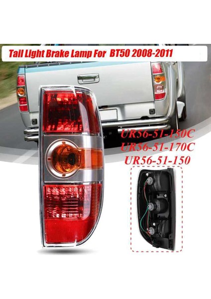 Araba Arka Stop Lambası Fren Lambası Kuyruk Lambası Mazda BT50 2007-2011 UR56-51-150 UR56-51-160 Kablo Demeti ile Sağ (Yurt Dışından) modelleri