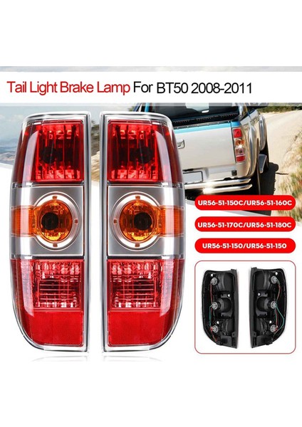 Araba Arka Stop Lambası Fren Lambası Kuyruk Lambası Mazda BT50 2007-2011 UR56-51-150 UR56-51-160 Kablo Demeti ile Sağ (Yurt Dışından) fırsatları