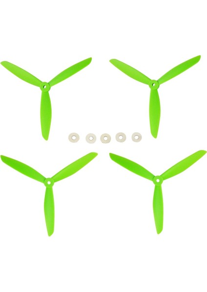 Rc Uva Quadcopter Yedek Parçaları S70W Hs Green Için Üç Blade Pervane (Yurt Dışından)