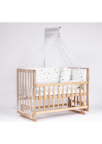 Vernikli 60x120 4 Kademeli Anne Yanı Sallanır Bebek Beşiği 60X120 -Uyku Seti+Yatak D9 fiyatları