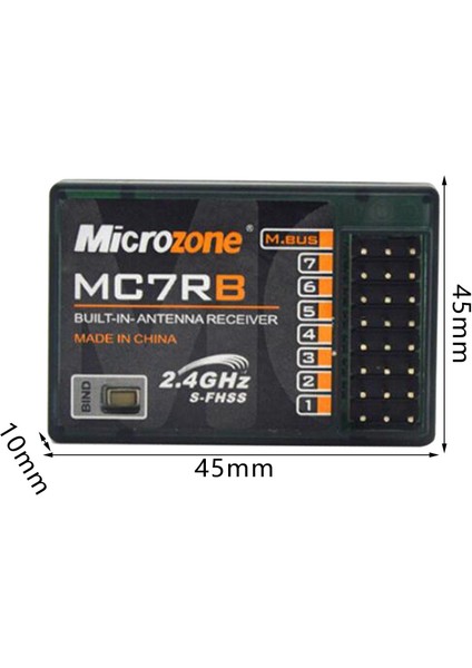 7ch MC7RB Alıcı Mikrozon Kontrolör Helikopteri Için Mikrozon Kontrolör Için 2.4g Quadcopter (Yurt Dışından)