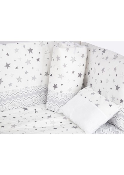 Süper Natural Ahşap Beşik 4 Kademeli Beyaz Anne Yanı Sallanır 60X120-B08 Grstar Uyku Seti+Yataklı fırsatları