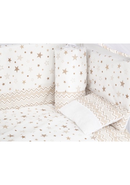 Süper Natural Ahşap Beşik 4 Kademeli Beyaz Anne Yanı Sallanır 60X120-B06 Kvstar Uyku Seti+Yataklı indirimleri