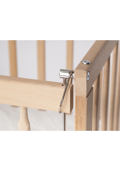 Süper Full Natural Ahşap Beşik 4 Kademeli Anne Yanı Sallanır Bebek Beşiği 60X120 - Boş Beşik modelleri