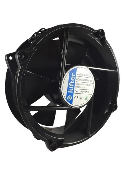 230X230X65MM 220V Ac 0.26A 65W Rulmanlı Oval Fan