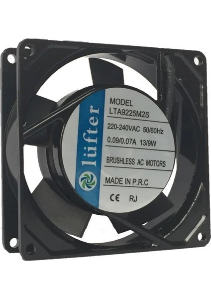 92X92X25MM 220V 0.07/0.06A Kare Fan