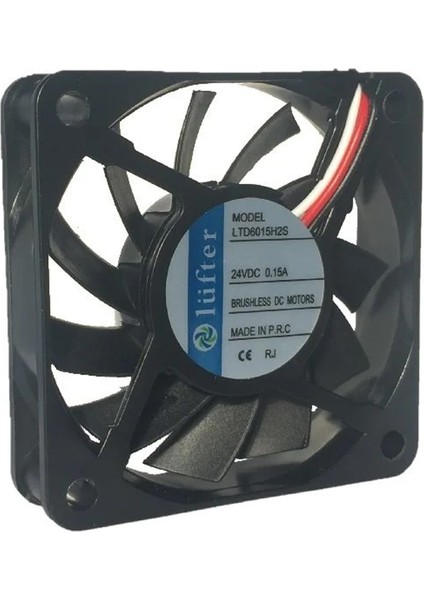 60X60X15MM 24V 0.15A Dc Kare Fan