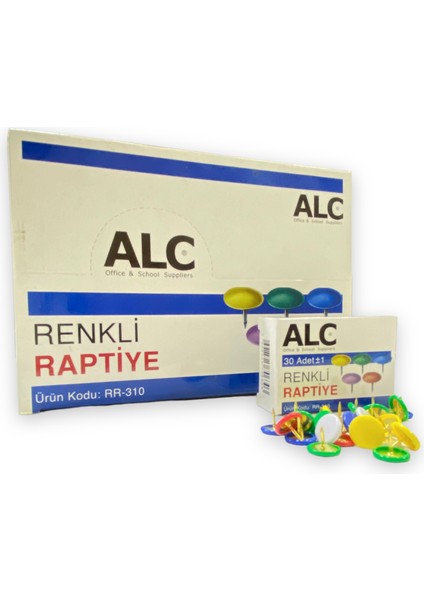 Renkli Raptiye 720 Adet