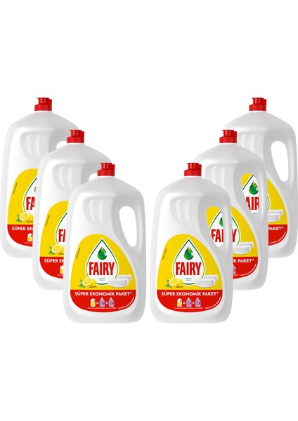 Sıvı Bulaşık Deterjanı Limon 15600 ml (6X2600 Ml)