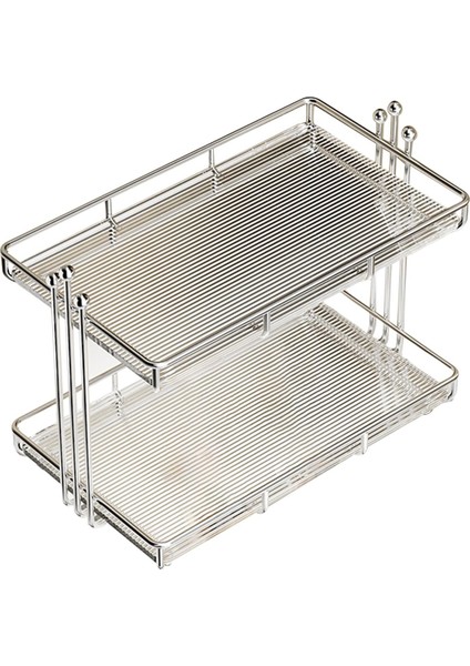 2 Ayer Desktop Kozmetik Raf Makyaj Depolama Tepsisi Raf Dayanıklı (Yurt Dışından)