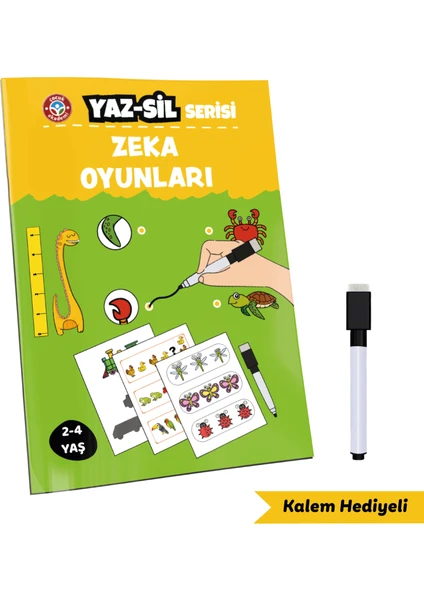 Çocuk Akademi Yaz Sil Serisi- Zeka Oyunları - Özlem Durhat