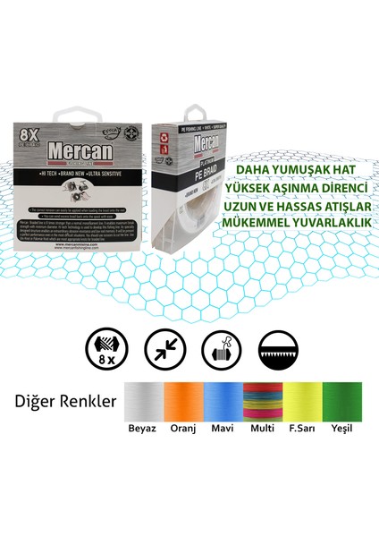 Platinum Pe 8x Örgü Ip 150 M Beyaz Makara Misina indirimleri